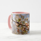 Bloeiende Orchard Pink Apple Tree Mok (Voorkant links)