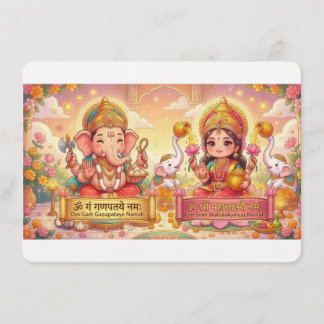 Bloeiende Overvloed - Ganesha & Lakshmi