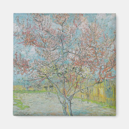 bloeiende perzikboom magneet