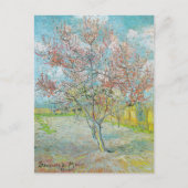 bloeiende perzikboom | Vincent van Gogh Briefkaart (Voorkant)