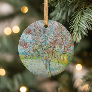 bloeiende perzikboom   Vincent van Gogh Keramisch Ornament