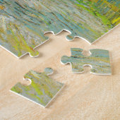 bloeiende perzikboom | Vincent van Gogh Legpuzzel (Zijkant)