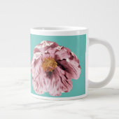 bloeiende pioen koffie mok (Rechts)