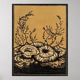 Bloeiende Planten -  botanische elegantie Poster