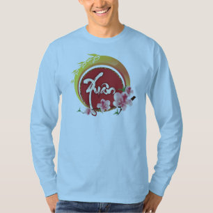 Bloeiende pruimentakken Perzikbloesem en lente T-shirt