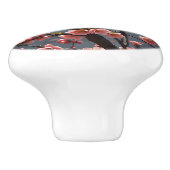 Bloeiende Quince afbeelding Keramische Knop (Zijkant)