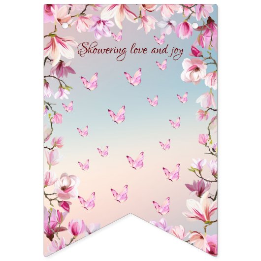 Bloeiende Romance - Vrijgezellenfeest Vlaggetjes (Eerste vlag)