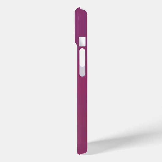 Bloeiende Roos Single op Magenta Case-Mate iPhone Case (Achterkant / Links)