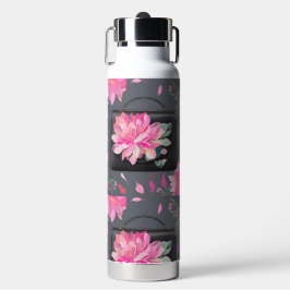 Bloeiende Rozen AI-kunst Waterfles