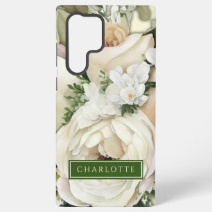 Bloeiende Rozen bloementuin Samsung Galaxy Hoesje