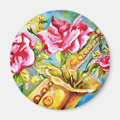 BLOEIENDE SAX MAGNEET (Voorkant)