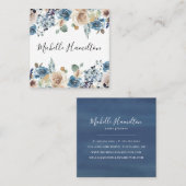 Bloeiende schoonheid | vierkante visitekaartje (Voorkant / Achterkant)