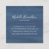 Bloeiende schoonheid | vierkante visitekaartje (Achterkant)