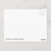 Bloeiende Schotse Distel Briefkaart (Achterkant)