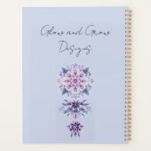 Bloeiende Serenity Mandala Planner (Achterkant)