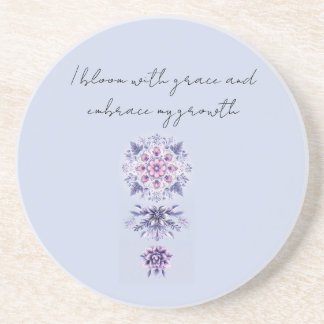 Bloeiende Serenity Mandala Sandstone Onderzetter