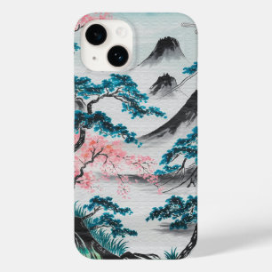 Bloeiende takken en nevelige toppen Case-Mate iPhone 14 hoesje