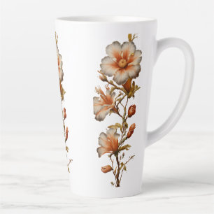 Bloeiende takken Grote Latte Mok, 17 oz Mok