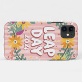 Bloeiende Time Leap dag: een bloemrijke viering Case-Mate iPhone Case (Achterkant (horizontaal))