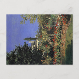 Bloeiende tuin in Sainte Adresse - Claude Monet Briefkaart