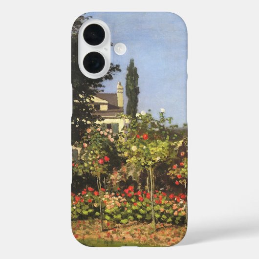 Bloeiende tuin in Sainte Adresse door Claude Monet Case-Mate iPhone Case (Achterkant)