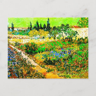 Bloeiende Tuin met Path Van Gogh Fine Art. Briefkaart