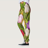 Bloeiende Tulpen Pop Mode Leggings 3 (Links)