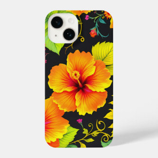 Bloeiende Vibes: stijlvolle bloemenprint mobiel Ho iPhone 14 Hoesje