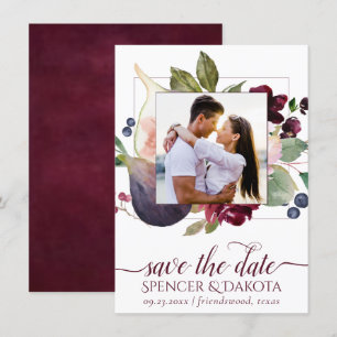 Bloeiende vijgen   Moody rustieke elegante bloemfo Save The Date