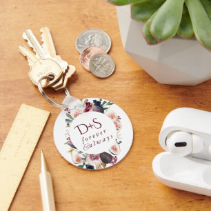 Bloeiende vijgen   Moody rustieke fruitbloesem op  Sleutelhanger