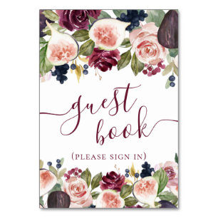 Bloeiende vijgen   Rustieke Elegante Waterverf Blo Kaart