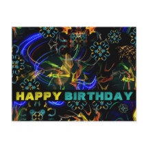 Bloeiende Vuurwerk Volkskunst Verjaardag