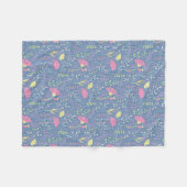 Bloeiende Weide Bries Fleece Deken (Voorkant (Horizontaal))