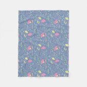 Bloeiende Weide Bries Fleece Deken (Voorkant)