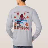 Bloeiende welvaart in grijs t-shirt (Achterkant)