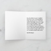 Bloeiende wensen - Get Well Soon Kaart (Binnen)