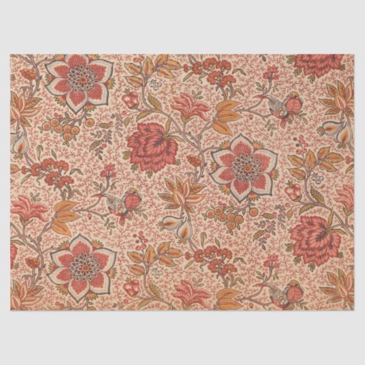  Bloeiende Wijnstok Botanische Print Tissuepapier (Voorkant)