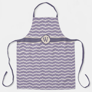 Bloeiende Zigzag All-Over Print Schort