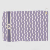 Bloeiende Zigzag Golf Handdoek (Horizontaal)
