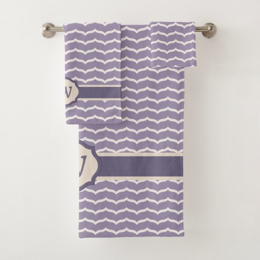Bloeiende zigzag handdoek set (Insitu)