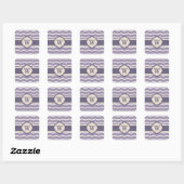 Bloeiende Zigzag Sticker (Vel)