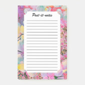 Bloeiende Zomer Hydrangea Bloem Post-it® Notes (Voorkant)
