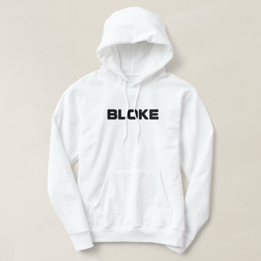BLOEK HOODIE (Design voorkant)