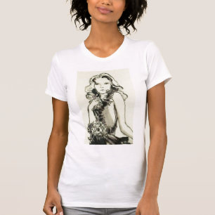 Bloem3, Mode Tekening uit de jaren '70 T-shirt