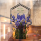 Bloem 1 - Venster Cling: 20.00" x 30.00" Raamsticker (Vel 2)