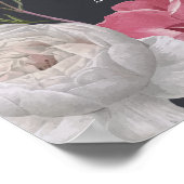 Bloem 2 Foto Viering Van Leven Funeral Poster (Hoek)