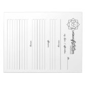 Bloem 369 Manifestatiemethode, Aantrekkingswet Notitieblok (Voorkant)