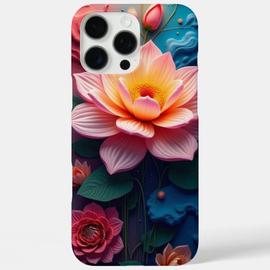 Bloem Abstract Case-Mate iPhone Case (Achterkant)