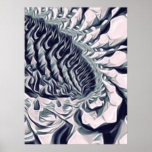 bloem abstract poster