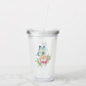 Bloem Acryl Drinkbeker (Achterkant)